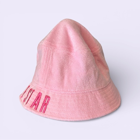 Jeffree Star Pink Fleece Embroidered Bucket Hat NWOT - Picture 6 of 7